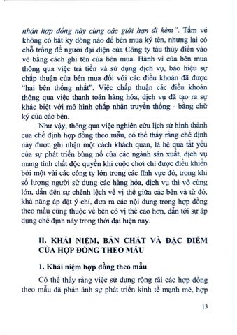  Pháp Luật Về Hợp Đồng Theo Mẫu Theo Quy Định Của Pháp Luật Hiện Hành  - TS. Trần Ngọc Hiệp 