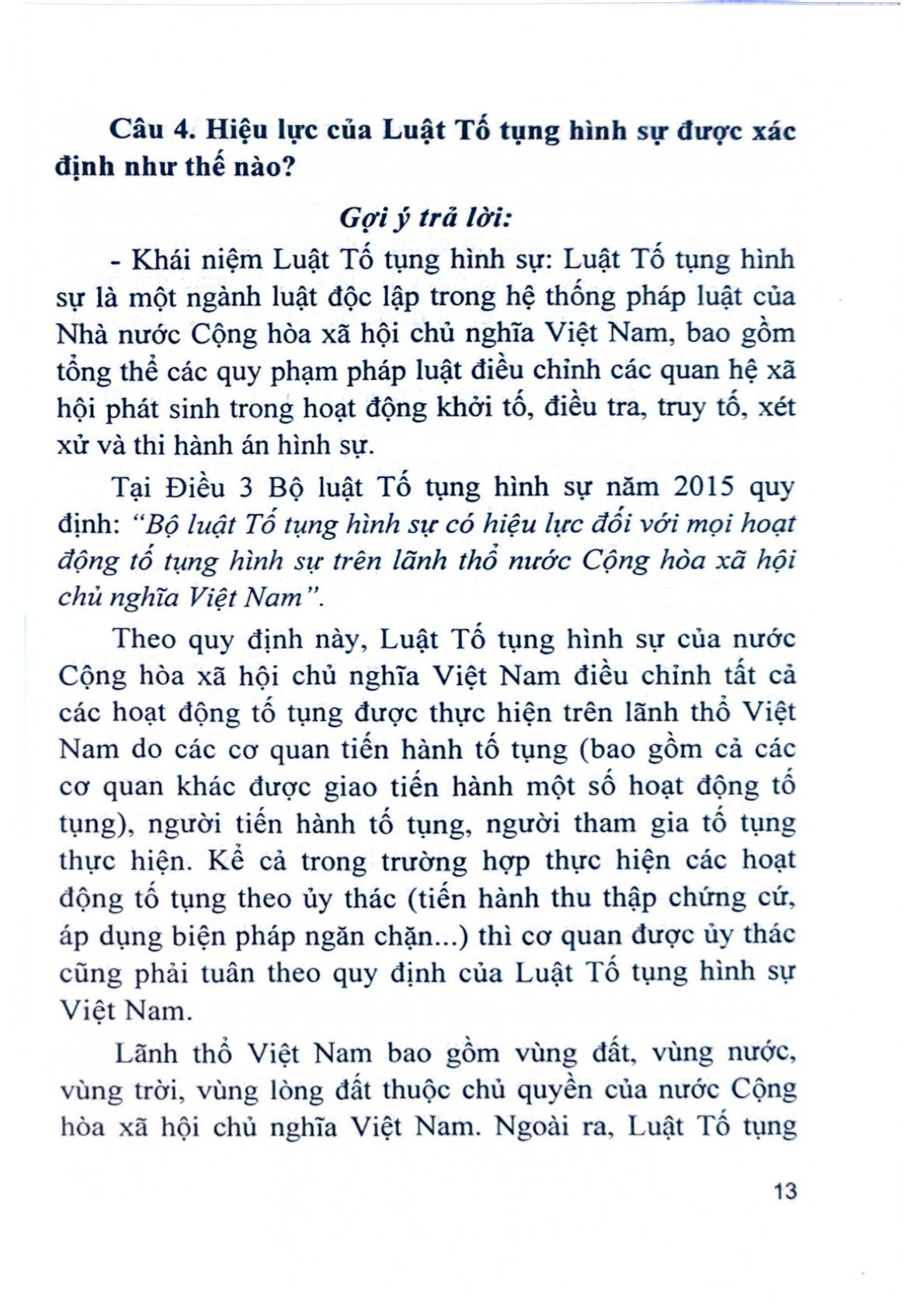 Hỏi Đáp Luật Tố Tụng Hình Sự Năm 2015  - TS. Phạm Thị Thoa 
(Chủ biên)