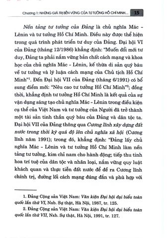  Vận Dụng Những Giá Trị Bền Vững Của Tư Tưởng Hồ Chí Minh Trong Bảo Vệ Nền Tảng Tư Tưởng Của Đảng - TS. Lê Trung Kiên 
(chủ biên) (XB 2024) 