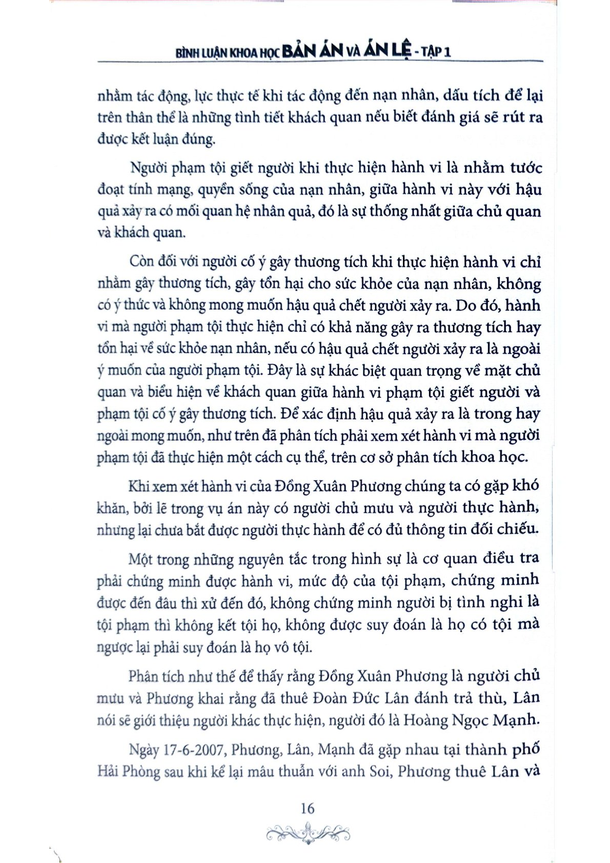 Bình Luận Khoa Học Bản Án Và Án Lệ - Tập 1 - Tưởng Duy Lượng