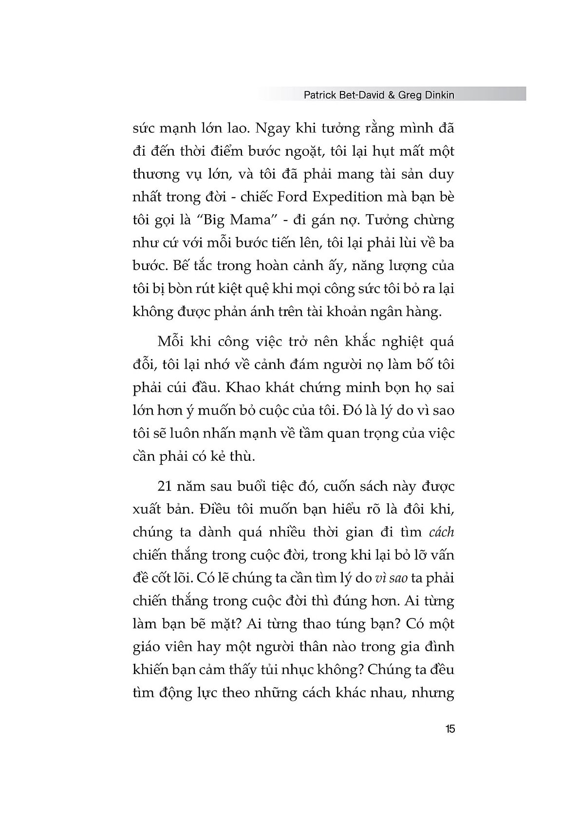 Business Planning - Phương Pháp Lập Kế Hoạch Kinh Doanh Chi Tiết Và Hiệu Quả - Patrick Bet-David