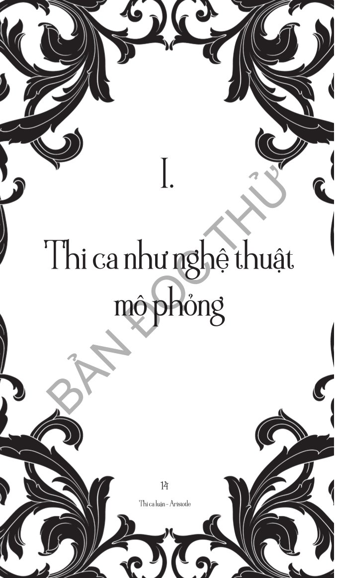 Thi Ca Luận - Tác Phẩm Triết Học Kinh Điển - Aristotle