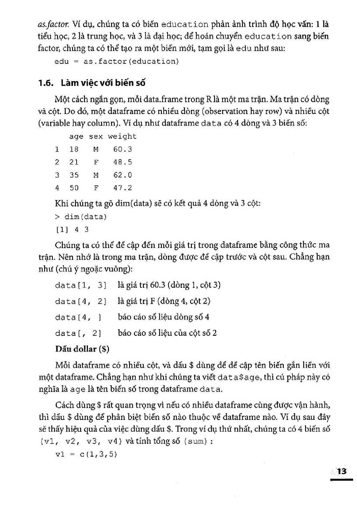 Phân Tích Dữ Liệu Với R Hỏi Và Đáp - Nguyễn Văn Tuấn