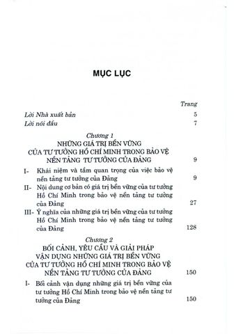  Vận Dụng Những Giá Trị Bền Vững Của Tư Tưởng Hồ Chí Minh Trong Bảo Vệ Nền Tảng Tư Tưởng Của Đảng - TS. Lê Trung Kiên 
(chủ biên) (XB 2024) 