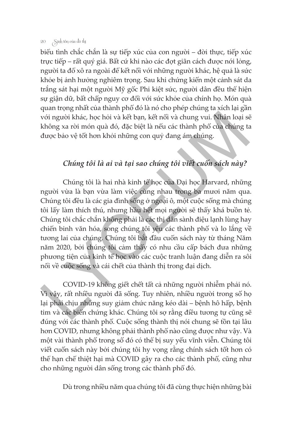 Sinh Tồn Của Đô Thị - Edward Glaeser & David Cutler