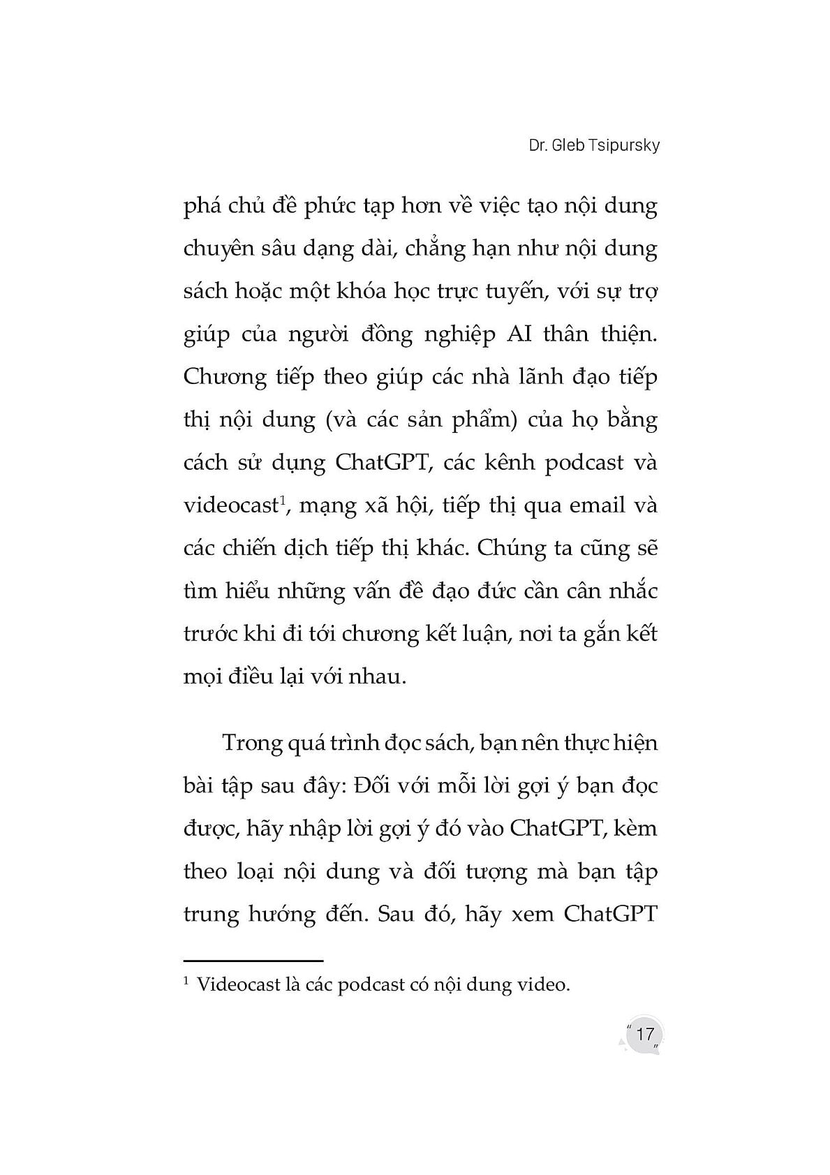 Chat Gpt - Ứng Dụng Trí Tuệ Nhân Tạo Trong Công Việc - Dr. Gleb Tsipursky