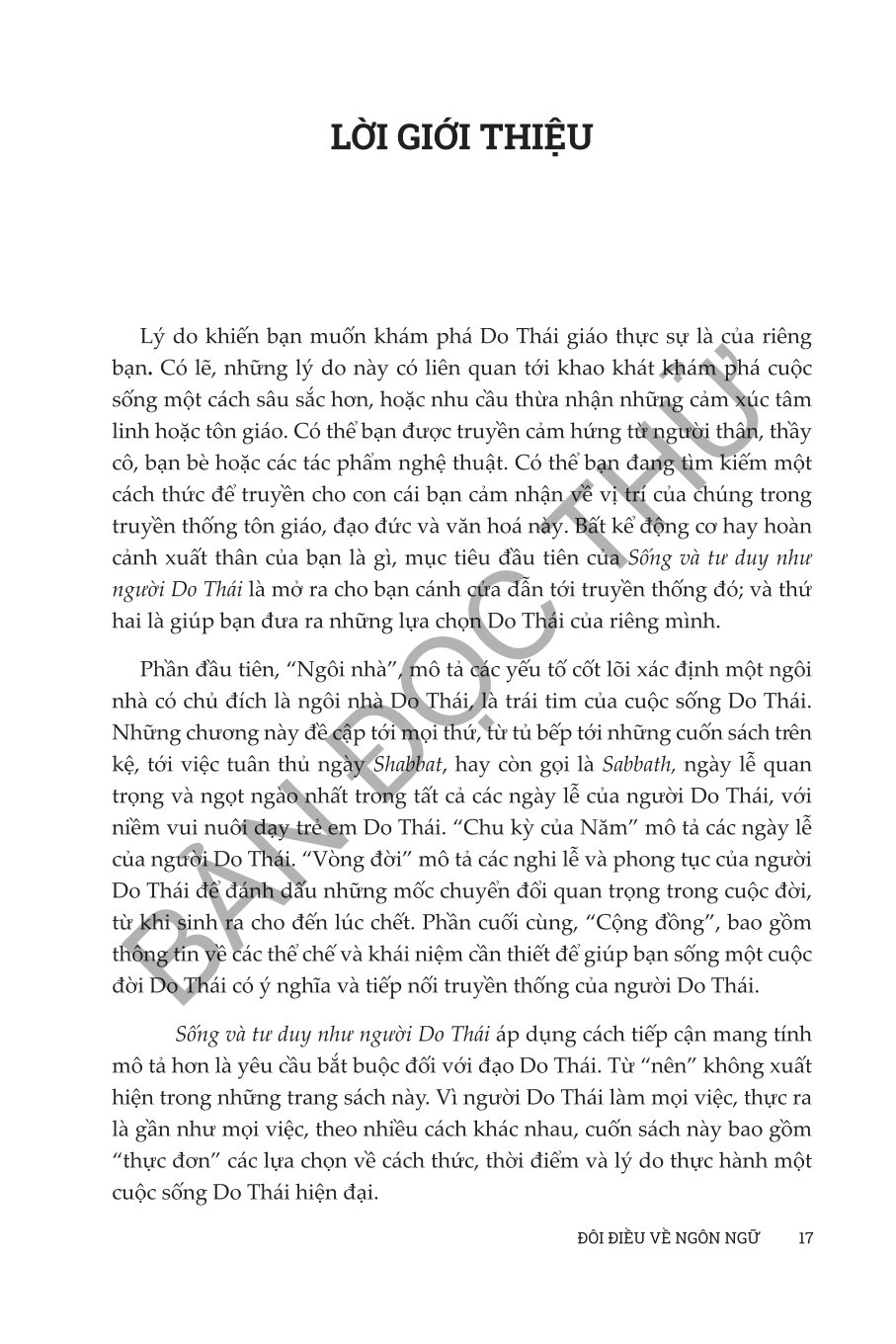 Sống Và Tư Duy Như Người Do Thái - Anita Diamant & Howard Cooper