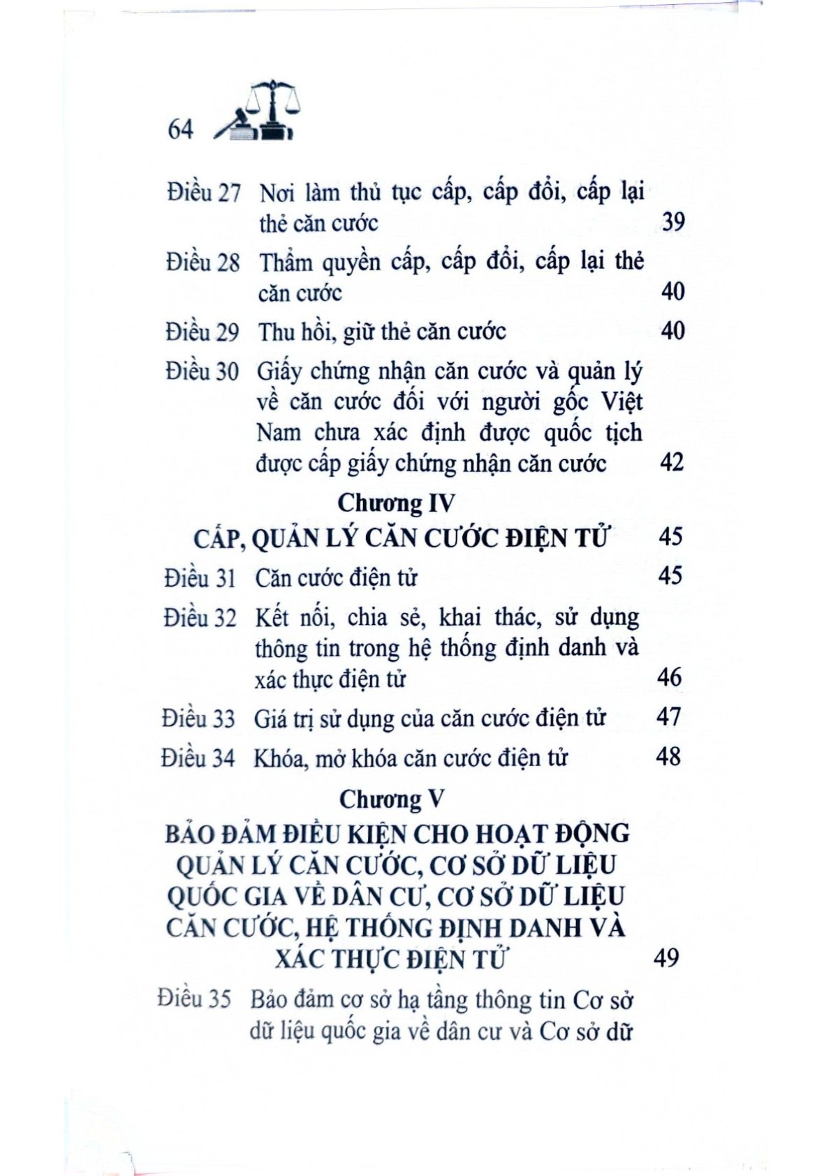 Luật Căn Cước - Quốc hội