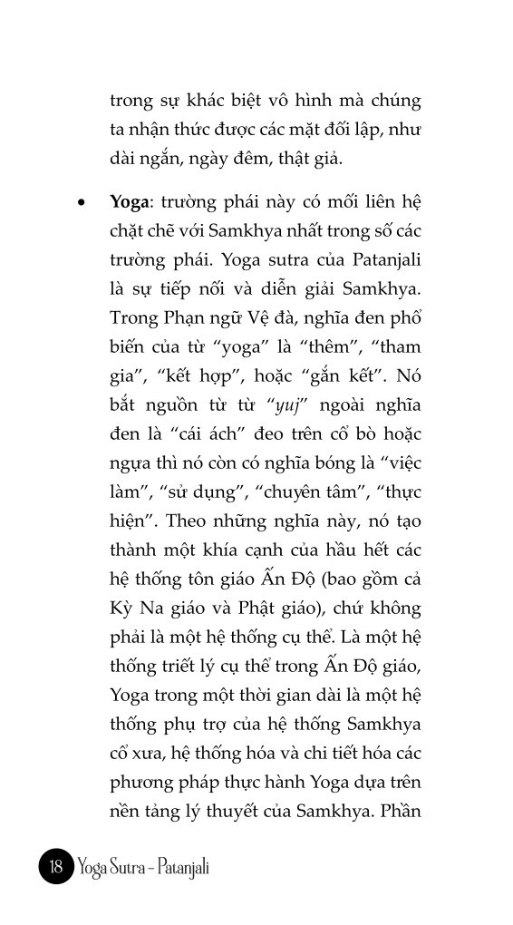 Yoga Sutra (Dịch Từ Tiếng Phạn) - Patanjali