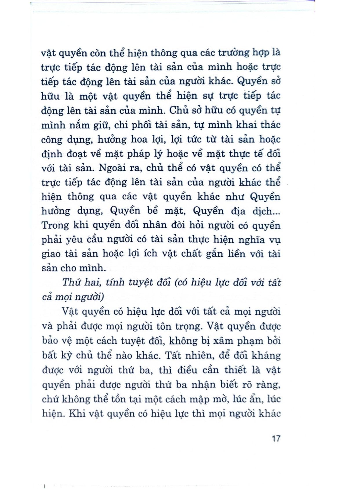 Vật Quyền Trong Pháp Luật Dân Sự Việt Nam Hiện Đại ( Sách Chuyên Khảo) - TS. Nguyễn Minh Oanh