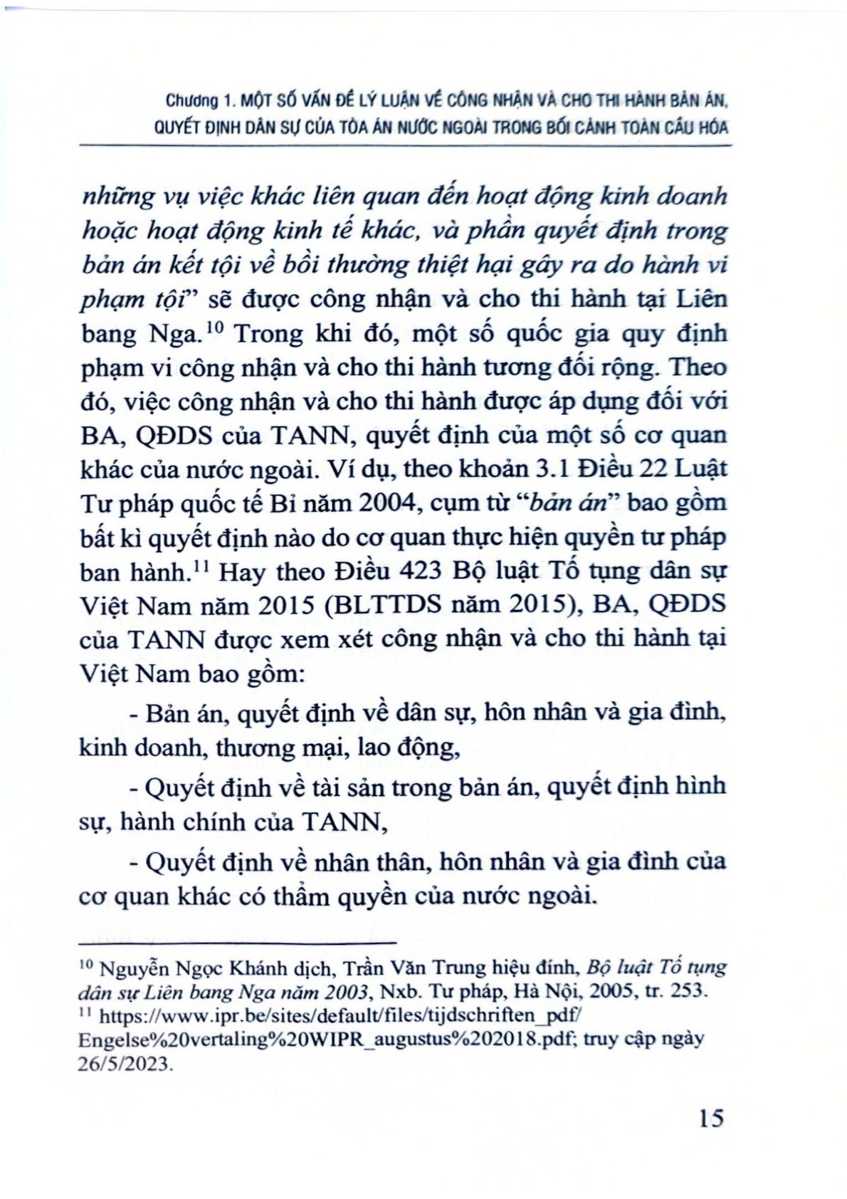 Công Nhận Và Cho Thi Hành Bản Án, Quyết Định Dân Sự Của Tòa Án Nước Ngoài Trong Bối Cảnh Toàn Cầu Hóa Và Khuyến Nghị Cho Việt Nam (Sách Chuyên Khảo)  - TS.Nguyễn Thu Thủy ( Chủ biên)