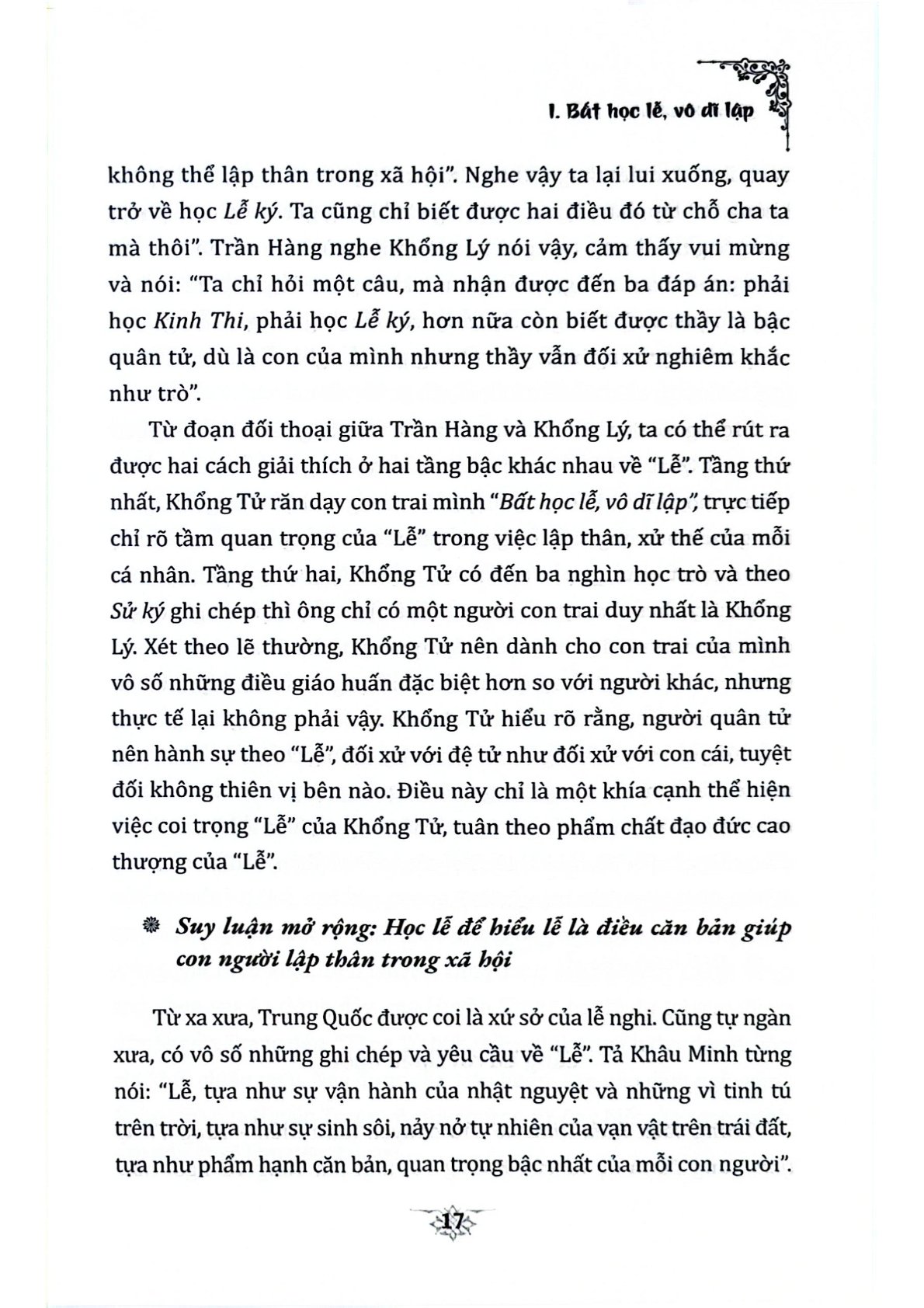 Sách Thánh Hiền - Lễ - Hạng Cửu Vũ - Chiêm Dật Thiên (CTQG)