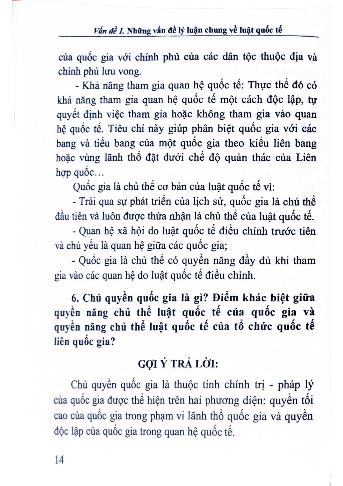 Hướng Dẫn Môn Học Công Pháp Quốc Tế  - TS. Nguyễn Thị Hồng Yến - TS. Lê Thị Anh Đào