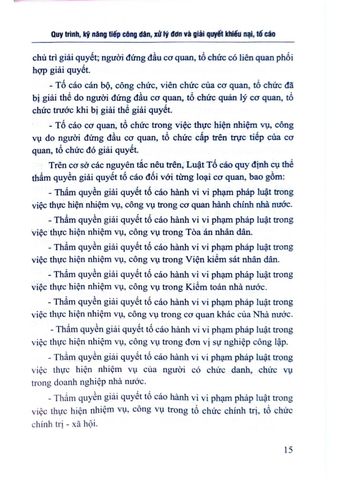  Quy Trình, Kỹ Năng Tiếp Công Dân, Xử Lý Đơn Và Giải Quyết Khiếu Nại, Tố Cáo Kèm Theo Luật, Các Văn Bản Hướng Dẫn Thi Hành Và Biểu Mẫu  - TS. Đinh Văn Minh 