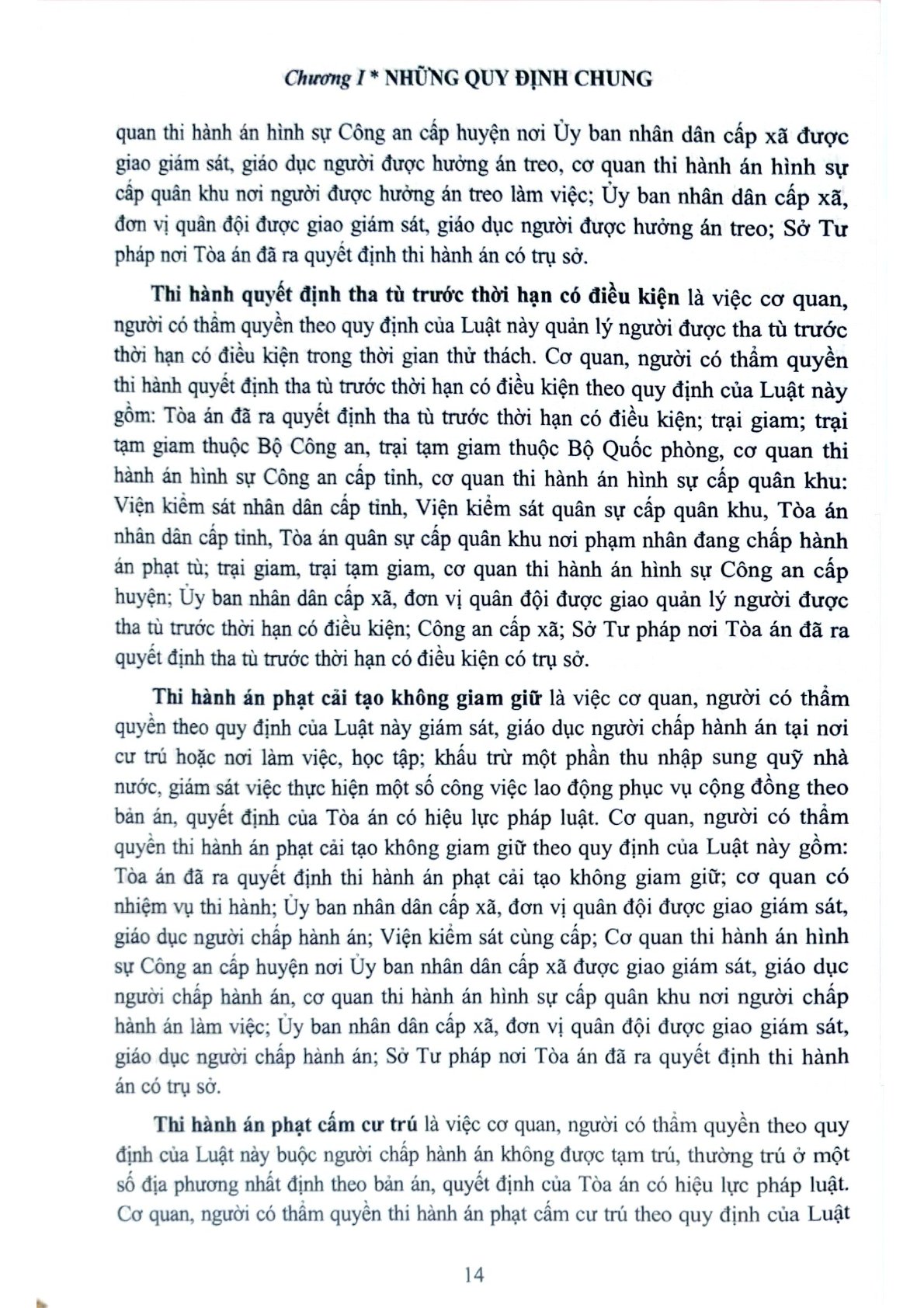 Bình Luận Luật Thi Hành Án Hình Sự Năm 2019 (Sách Chuyên Khảo) - Thượng tướng Lê Quý Vương