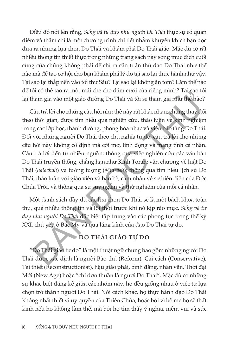 Sống Và Tư Duy Như Người Do Thái - Anita Diamant & Howard Cooper