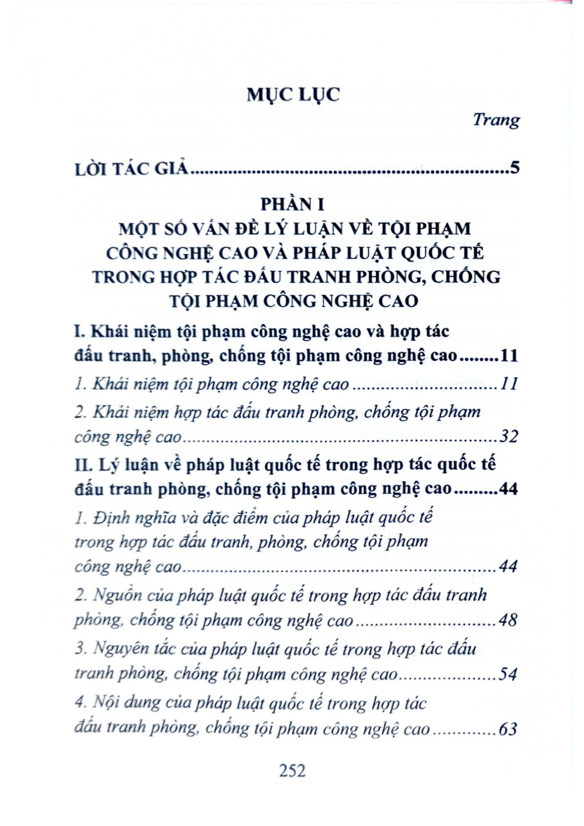 Pháp Luật Quốc Tế Trong Hợp Tác Đấu Tranh Phòng , Chống Tội Phạm Công Nghệ Cao  - TS. Đỗ Quí Hoàng