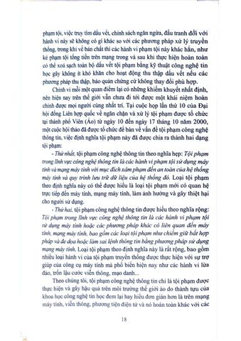  Phòng, Chống Tội Phạm Trong Lĩnh Vực Công Nghệ Cao  - PGS.TS.Trần Quang Hiển -TS. Đỗ Đức Hồng Hà 