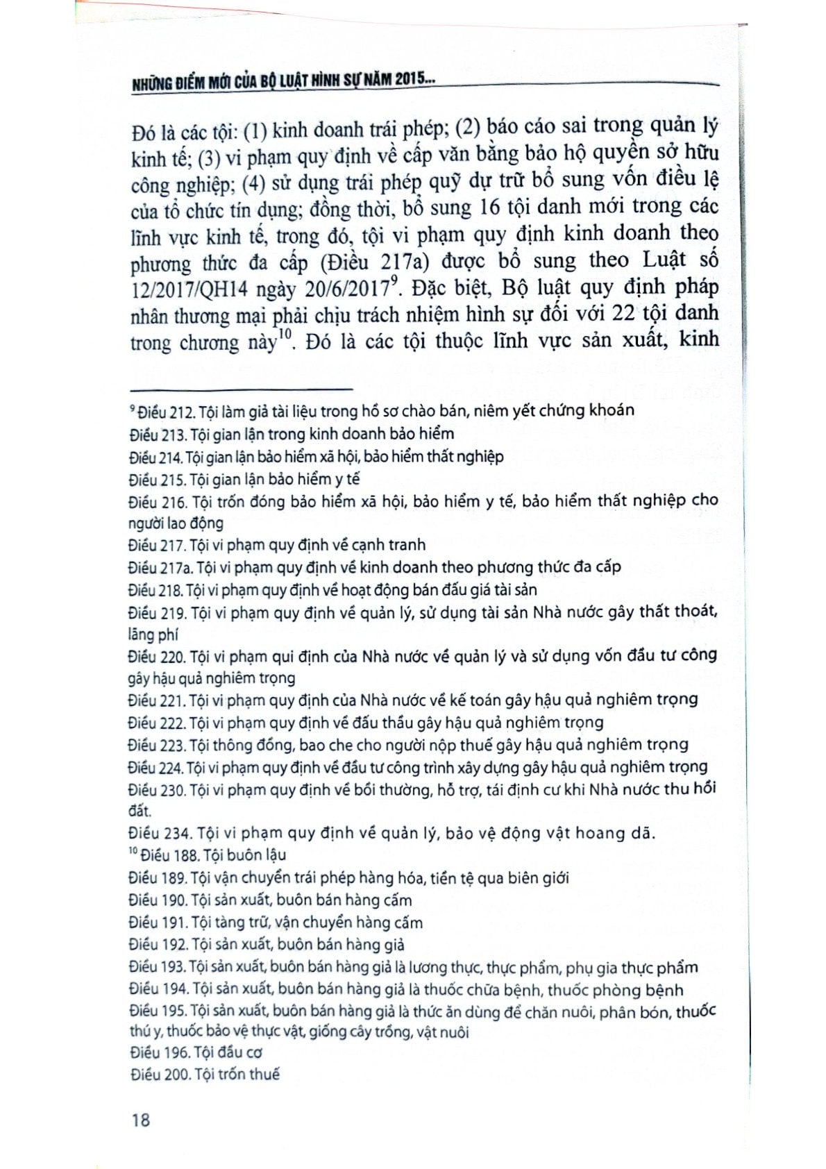 Những Điểm Mới Của Bộ Luật Hình Sự Năm 2015 ( Sđ, Bs Năm 2017) Và Các Văn Bản Hướng Dẫn Thi Hành  - TS. Bùi Ngọc Hòa ( Chủ biên)