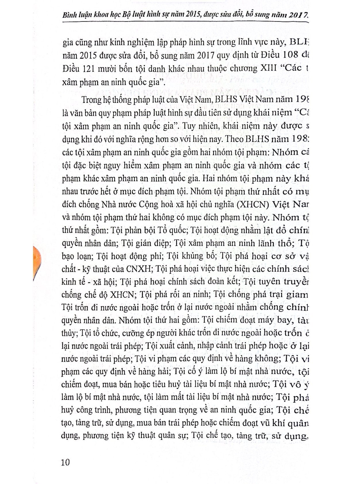 Bình Luận Khoa Học Bộ Luật Hình Sự Năm 2015 ( Phần Các Tội Phạm) - Quyển 1 - GS.TS Nguyễn Ngọc Hòa