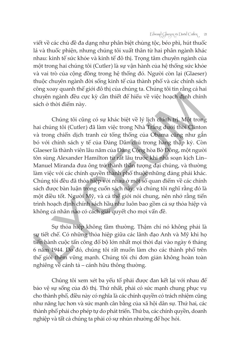 Sinh Tồn Của Đô Thị - Edward Glaeser & David Cutler