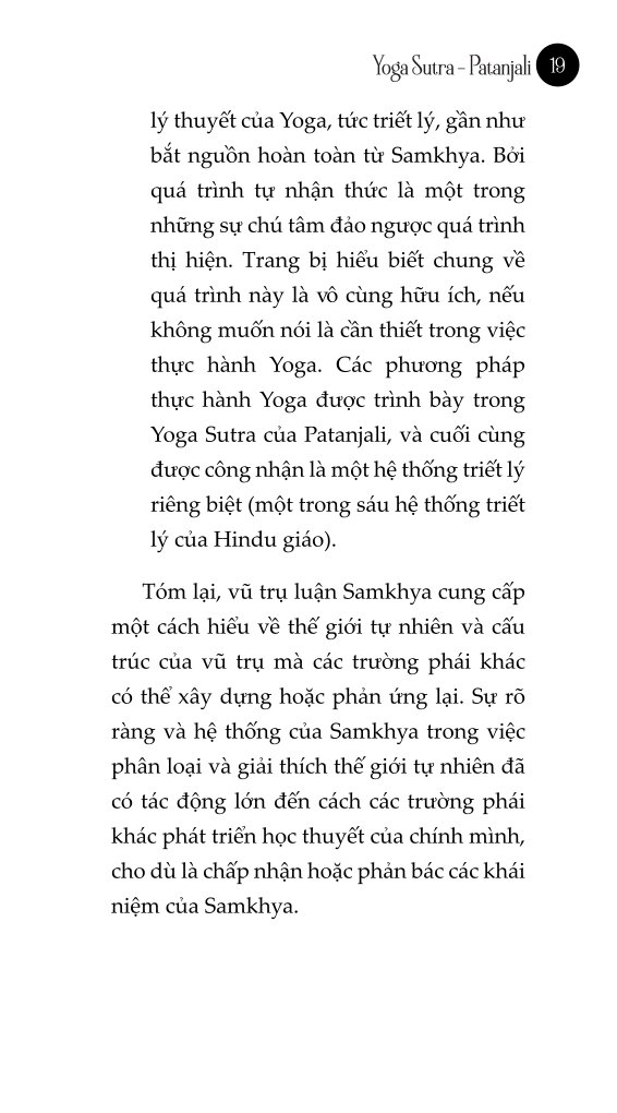 Yoga Sutra (Dịch Từ Tiếng Phạn) - Patanjali