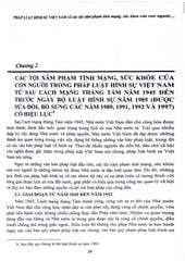 Pháp Luật Hình Sự Việt Nam Về Các Tội Xâm Phạm Tính Mạng, Sức Khỏe Của Con Người - TS.Đỗ Đức Hồng Hà (Chủ Biên)