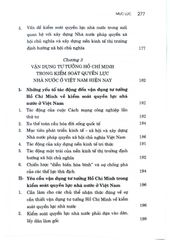 Tư Tưởng Hồ Chí Minh Về Kiểm Soát Quyền Lực Nhà Nước Và Sự Vận Dụng Trong Tình Hình Hiện Nay (Sách Chuyên Khảo) - TS Trịnh Quốc Việt (XB 2024)