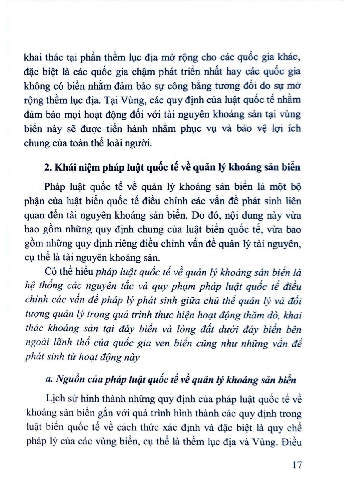 Pháp Luật Quốc Tế Về Quản Lý Tài Nguyên Khoáng Sản Biển Và Thực Tiễn Của Việt Nam - TS. Phạm Hồng Hạnh