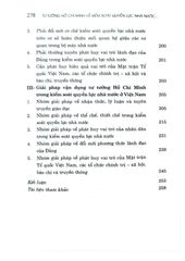 Tư Tưởng Hồ Chí Minh Về Kiểm Soát Quyền Lực Nhà Nước Và Sự Vận Dụng Trong Tình Hình Hiện Nay (Sách Chuyên Khảo) - TS Trịnh Quốc Việt (XB 2024)