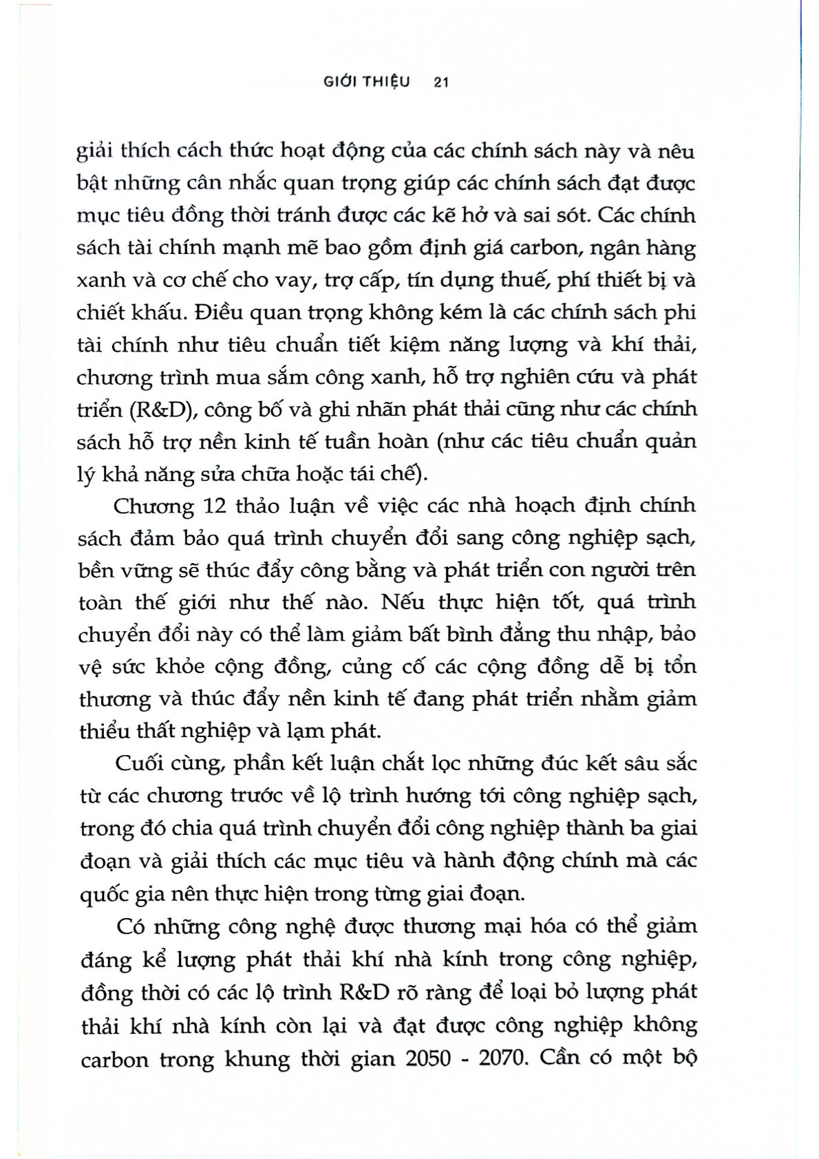Công Nghiệp Không Carbon: Chuyển Đổi Công Nghệ Và Chính Sách Để Đạt Được Thịnh Vượng Bền Vững - Jeffrey Rissman