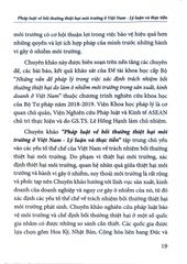 Pháp Luật Về Bồi Thường Thiệt Hại Môi Trường Ở Việt Nam - Lý Luận Và Thực Tiễn  - GS.TS. Lê hồng Hạnh - TS. Lê Đình Vinh