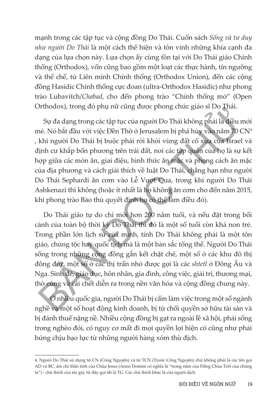 Sống Và Tư Duy Như Người Do Thái - Anita Diamant & Howard Cooper