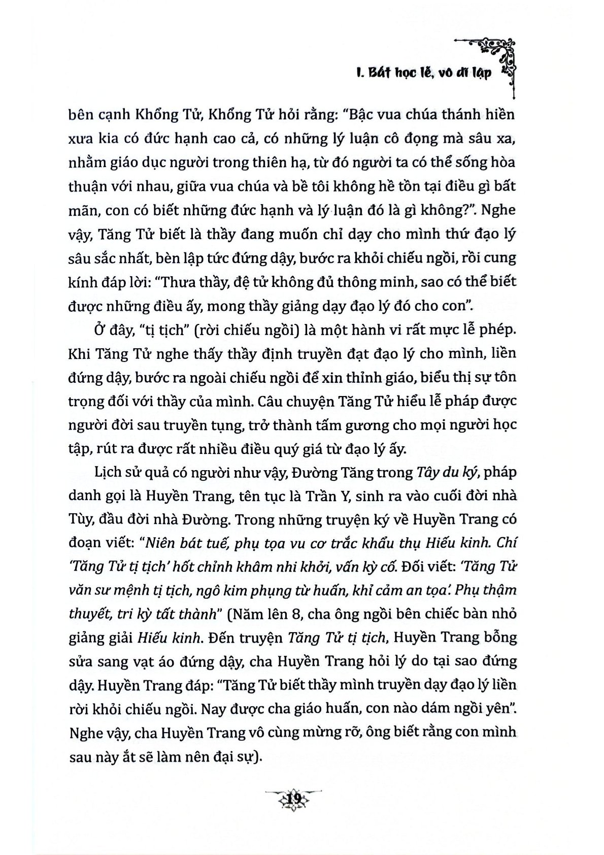 Sách Thánh Hiền - Lễ - Hạng Cửu Vũ - Chiêm Dật Thiên (CTQG)