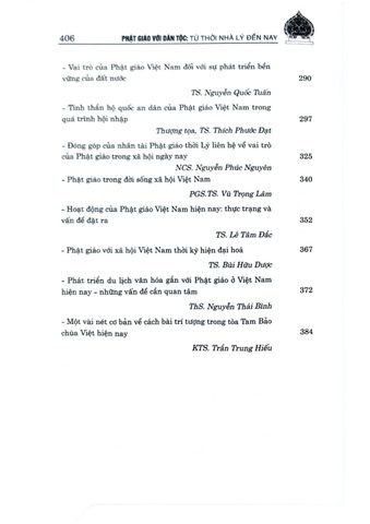  Phật Giáo Với Dân Tộc - Từ Thời Nhà Lý Đến Nay - TS Thích Đức Thiện, Nguyễn Thái Bình (CTQG) 