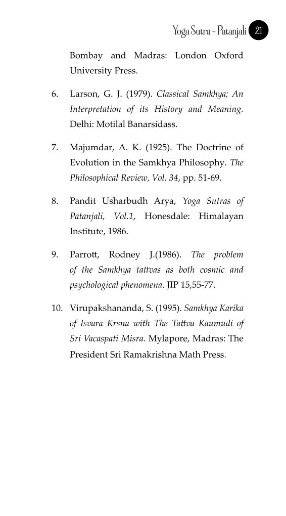 Yoga Sutra (Dịch Từ Tiếng Phạn) - Patanjali