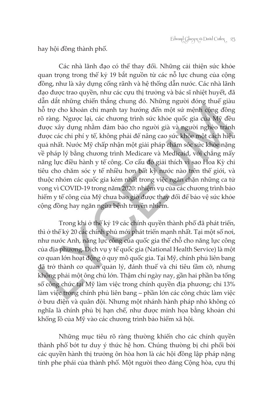 Sinh Tồn Của Đô Thị - Edward Glaeser & David Cutler