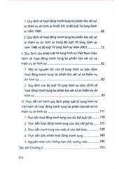 Hoạt Động Tranh Tụng Tại Phiên Toà Xét Xử Sơ Thẩm Vụ Án Hình Sự (Sách Chuyên Khảo)  - TS. Nguyễn Thị Mai