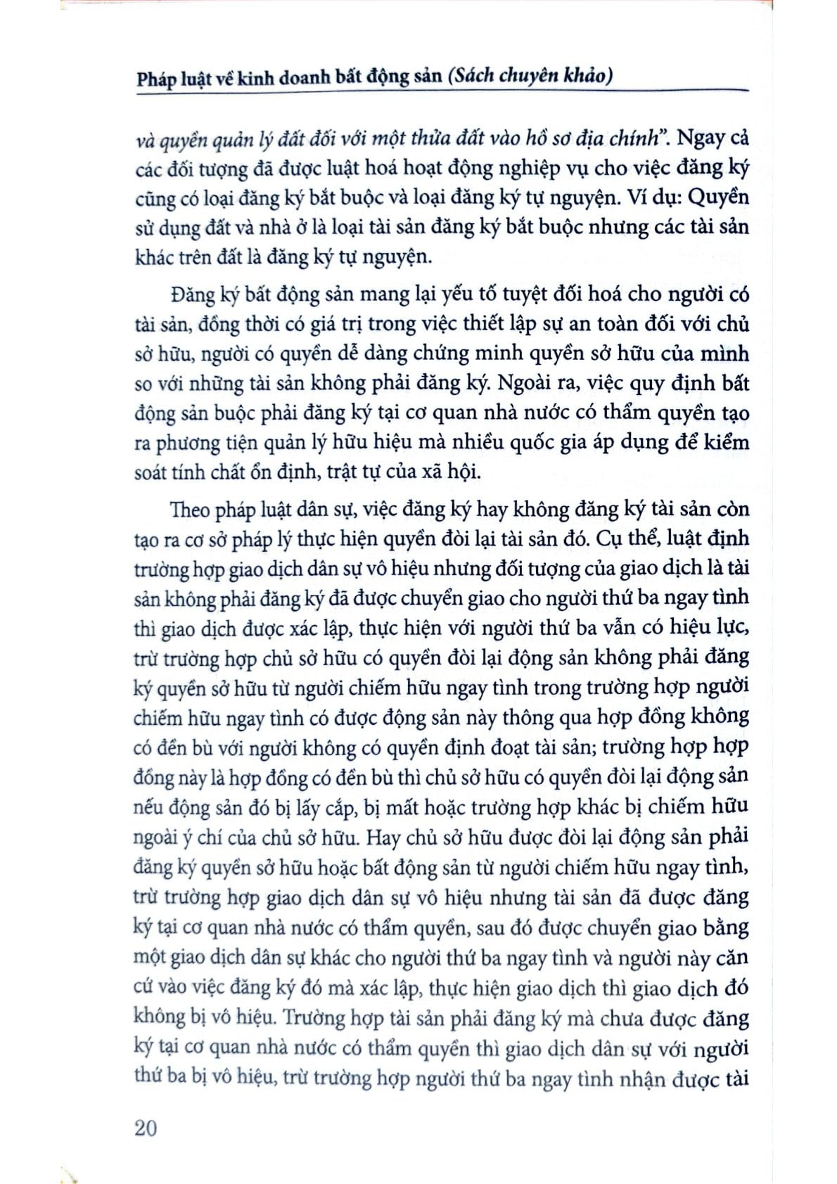 Pháp Luật Về Kinh Doanh Bất Động Sản - TS. Nguyễn Văn Hợi 
( Chủ biên)