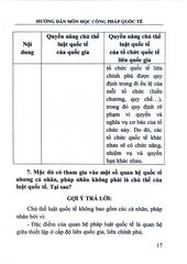 Hướng Dẫn Môn Học Công Pháp Quốc Tế  - TS. Nguyễn Thị Hồng Yến - TS. Lê Thị Anh Đào