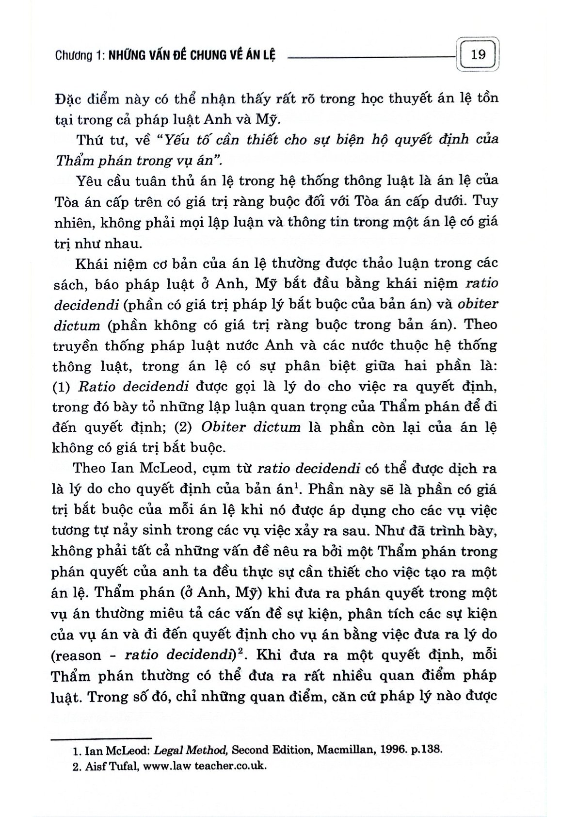 Án Lệ Việt Nam (Sách Chuyên Khảo) (Xuất Bản Lần Thứ Hai) - GS.TS. Nguyễn Hòa Bình (Chủ biên) (CTQG)