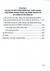Hoạt Động Tranh Tụng Tại Phiên Toà Xét Xử Sơ Thẩm Vụ Án Hình Sự (Sách Chuyên Khảo)  - TS. Nguyễn Thị Mai