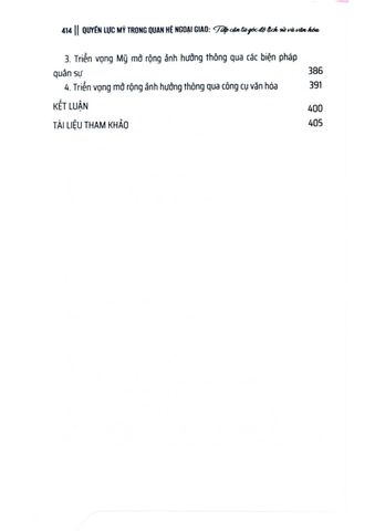  Quyền Lực Mỹ Trong Quan Hệ Ngoại Giao Tiếp Cận Từ Góc Độ Lịch Sử Và Văn Hóa (Sách Chuyên Khảo) - PGS.TS. Đặng Cẩm Tú (XB 2023) 