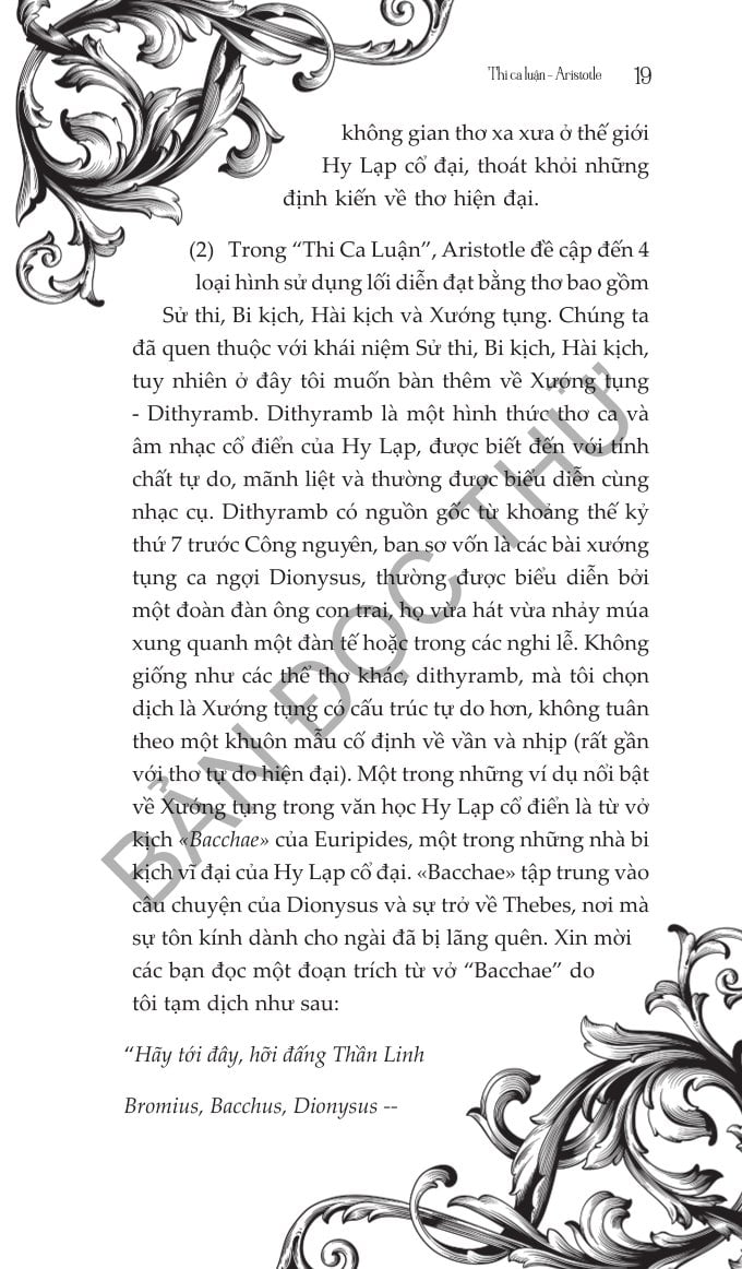 Thi Ca Luận - Tác Phẩm Triết Học Kinh Điển - Aristotle