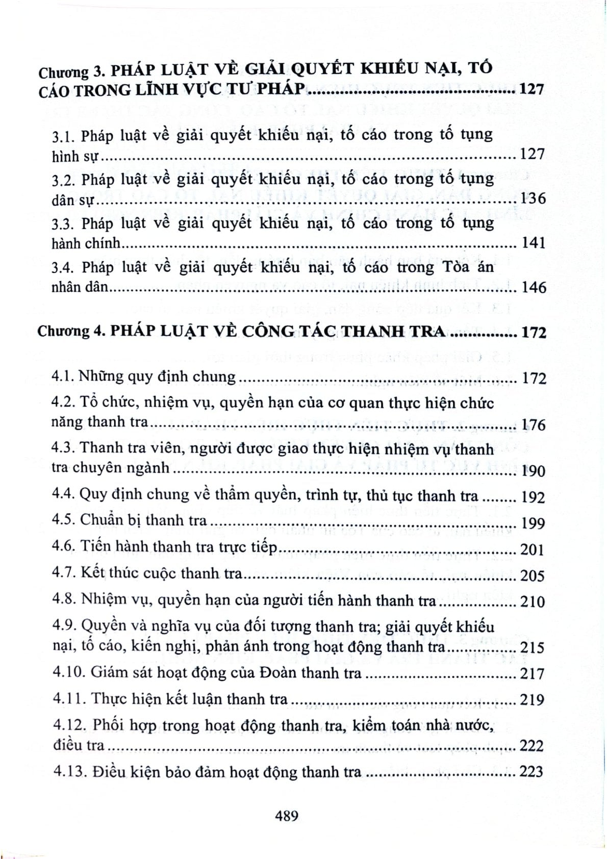 Pháp Luật Và Thực Tiễn Thực Hiện Pháp Luật Về Tiếp Công Dân, Giải Quyết Khiếu Nại, Tố Cáo Và Công Tác Thanh Tra  - PGS.TS. Nguyễn Thị Ngọc Hoa
