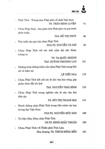  Phật Tích : Trung Tâm Phật Giáo Cổ Nhất Ở Việt Nam - Thượng tọa, TS. Thích Đức Thiện - ThS. Nguyễn Thái Bình (Đồng chủ biên) (CTQG) 