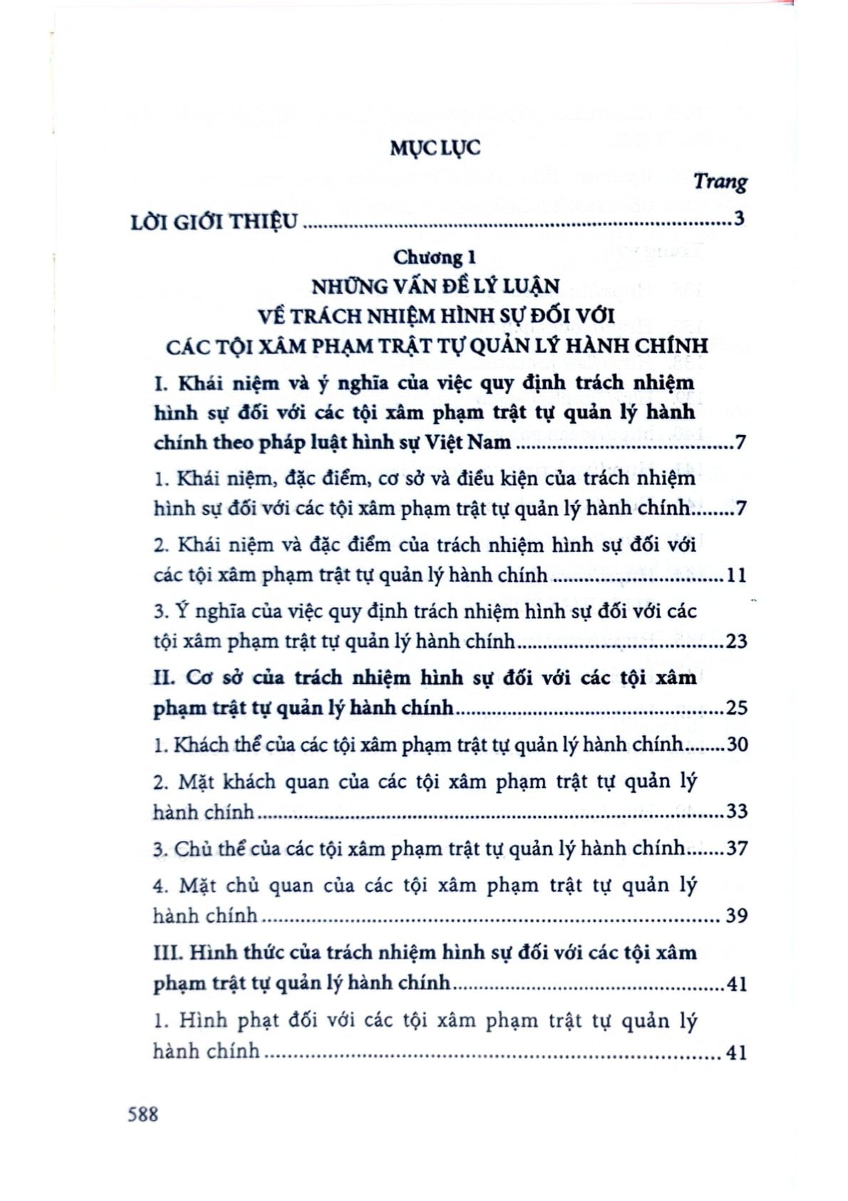 Trách Nhiệm Hình Sự Đối Với Các Tội Xâm Phạm Trật Tự Quản Lý Hành Chính (Theo BL Hình Sự Năm 2015, Sửa Đổi Bổ Sung Năm 2017) - Sách Chuyên Khảo  - TS. Nguyễn Kim Chi - TS. Đỗ Đức Hồng Hà