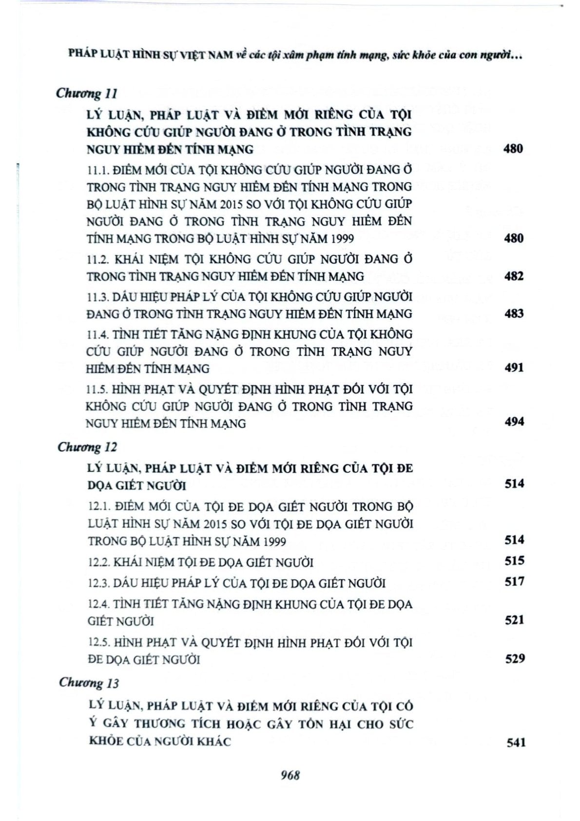 Pháp Luật Hình Sự Việt Nam Về Các Tội Xâm Phạm Tính Mạng, Sức Khỏe Của Con Người - TS.Đỗ Đức Hồng Hà (Chủ Biên)