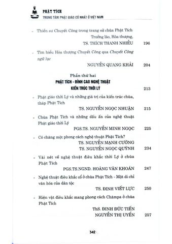  Phật Tích : Trung Tâm Phật Giáo Cổ Nhất Ở Việt Nam - Thượng tọa, TS. Thích Đức Thiện - ThS. Nguyễn Thái Bình (Đồng chủ biên) (CTQG) 