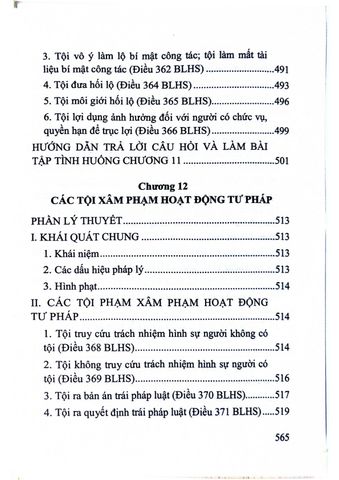  Hướng Dẫn Môn Học Luật Hình Sự - Tập 2 (Phần Các Tội Phạm)  - PGS.TS. Cao Thị Oanh 